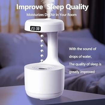 Smooth Sailing 800ml Anti Gravity Air Humidifier Water Droplet Aroma Diffuser