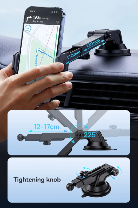 Baseus UltraControl Go Series Clamp Type Phone Holder