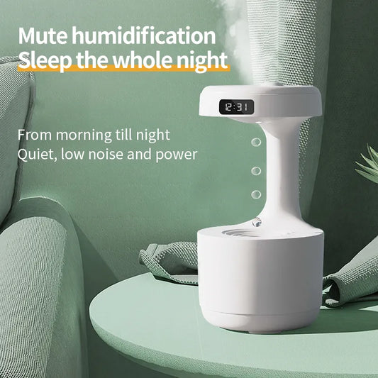 Smooth Sailing 800ml Anti Gravity Air Humidifier Water Droplet Aroma Diffuser